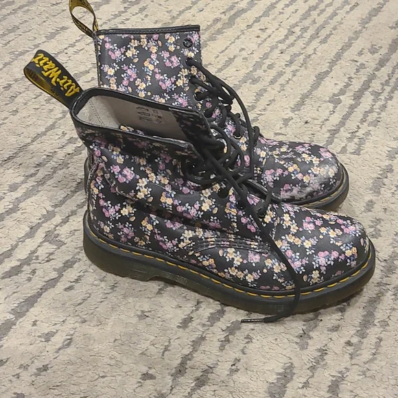 DR. MARTENS 1460 W IN BLACK MINI TYDEE - Picture 9 of 16